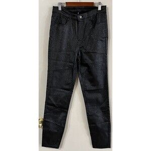 Calzedonia Black Jean Pants Sparkle Size M